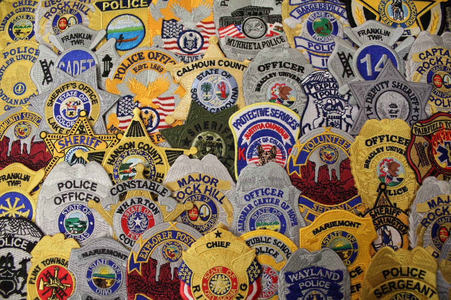 public safety badge patches