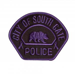 Purple Police Patch
