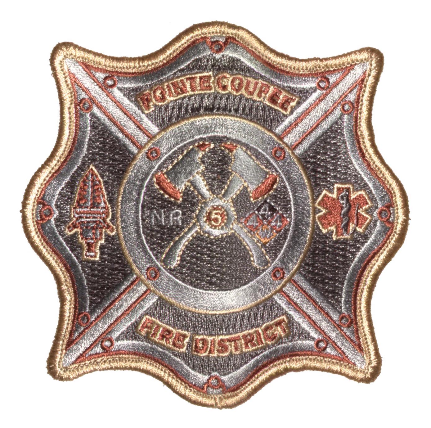 Custom Fire Embroidered Emblems