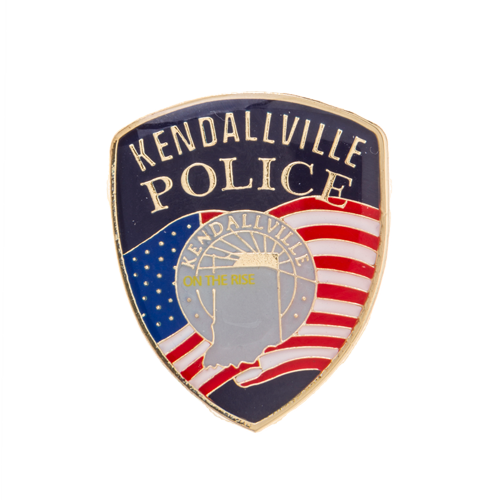 Metal Lapel Pin Kendallville Police