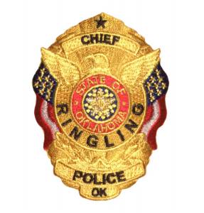 Police Chief Badge Patch