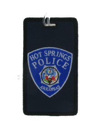 Custom police luggage tag