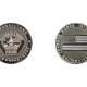 Metal police coins