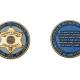 Custom metal sheriff's coins