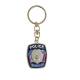 metal police keychain
