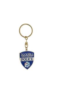 Police metal keychain