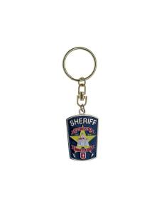 Metal sheriff keychains