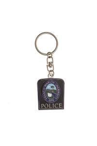 Metal police keychains