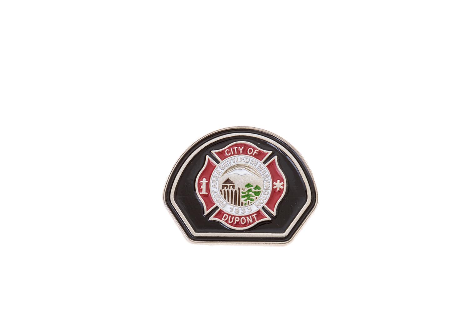 Fire department lapel pins
