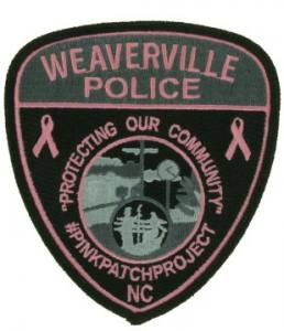 Pink Police Embroidered Emblem