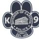 K9 Police Embroidered Patch