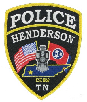 embroidered police emblem
