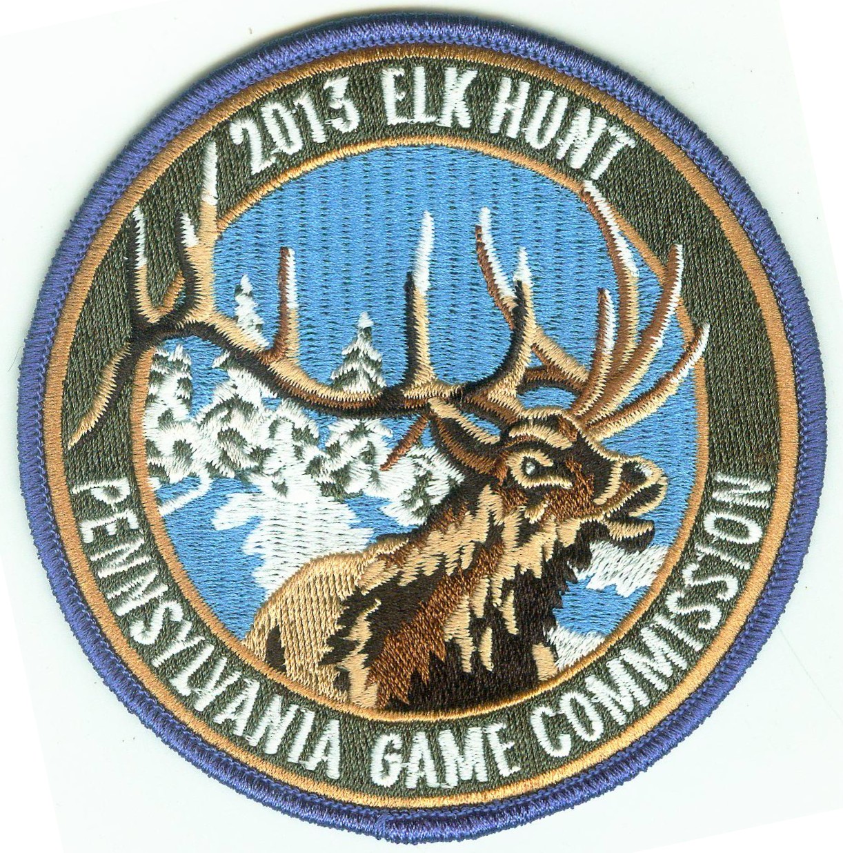 Game Commission Embroidered Emblem
