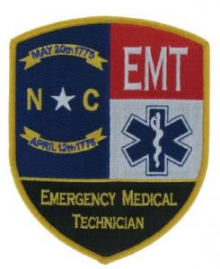 EMT Embroidered Emblem