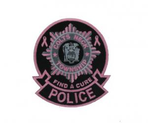 Pink police patches