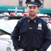 A male police officer